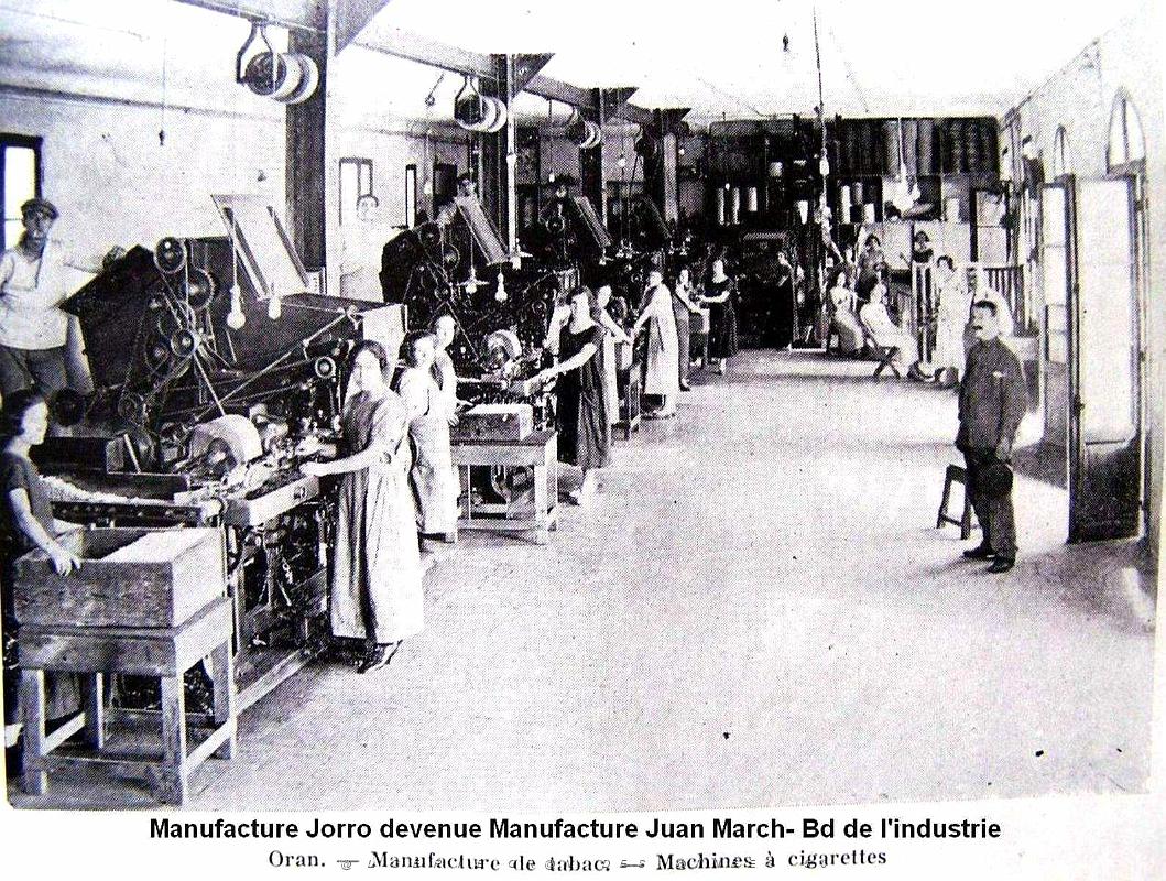 1744- Oran - Boulevard de l'Indusrie - Manufacture Tabacs JORRO.jpg